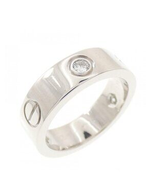 Cartier Love Half Diamond Ring